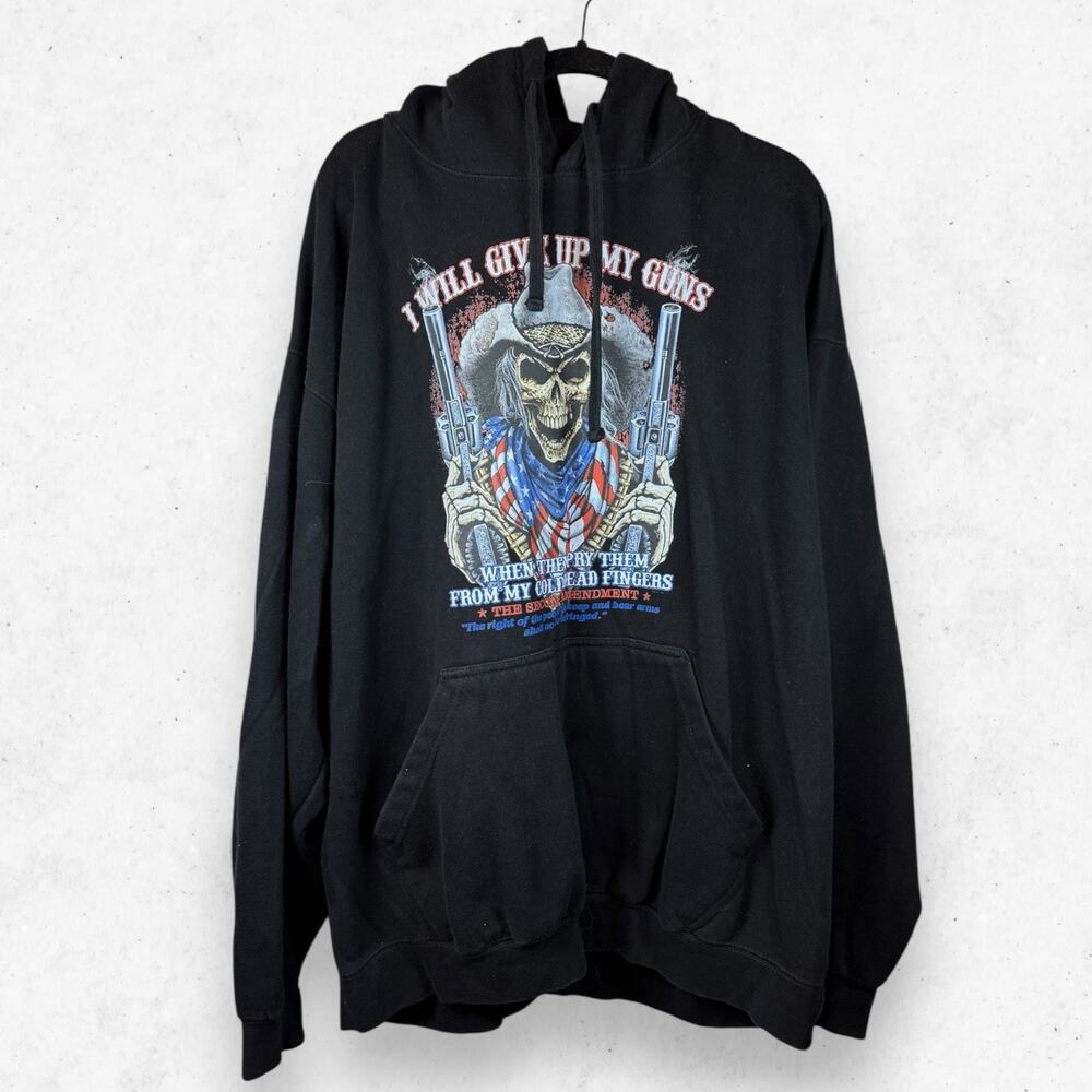 A.M.S. Hoddie Men's XXXL I Will Give Up My Guns From My Dead Fingers